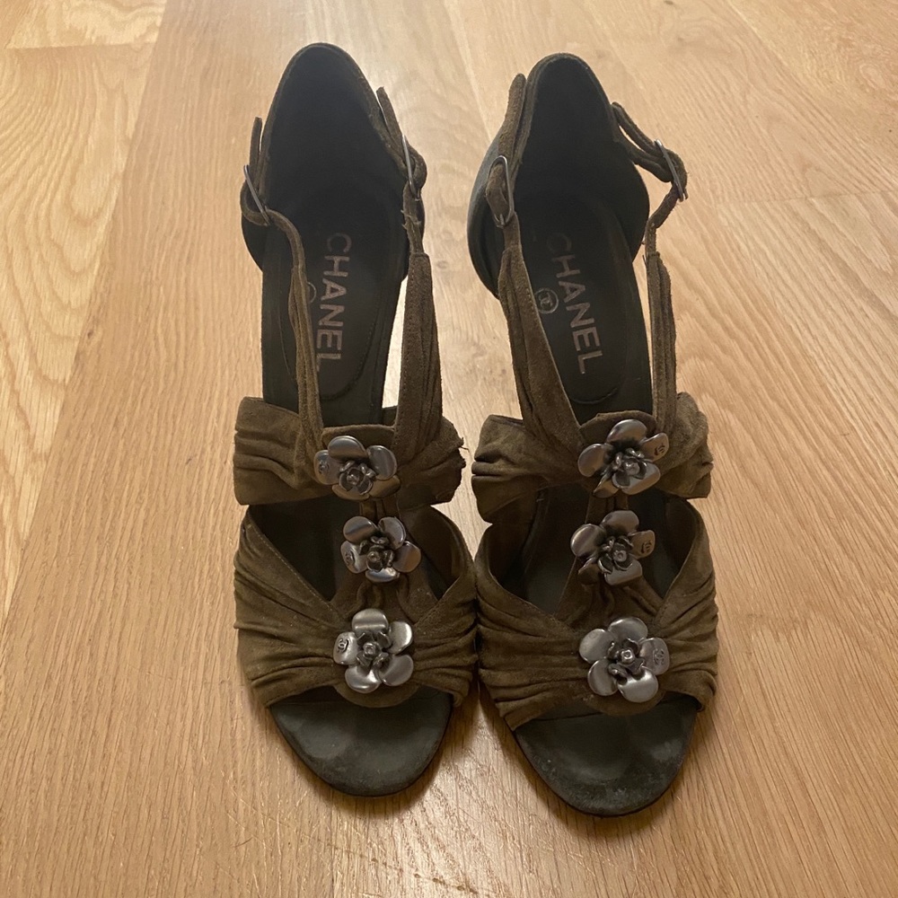 Chanel suede heels - Size 40/8.5